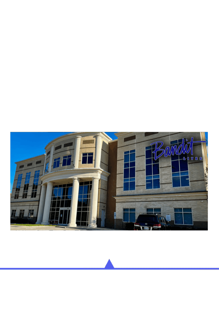Exterior view of a modern bank building under clear blue sky.